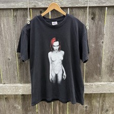 Vintage Marilyn Manson Mechanical Animal 1998 Shirt rare Sz XL Original Print 