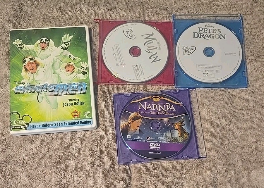 78 DISNEY LIVE ACTION DVD COLLECTION USED IRON WILL / TRON