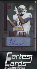 Cam Worthy 2015 Panini Contenders Draft Picks #256 Red Foil Rookie Autograph
