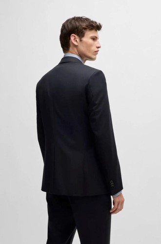 HUGO BOSS GILBERT 2 / TOWER NAVY SELF STRIPE SUIT SZ ITALY 48C AUS38S - Bild 4 von 20
