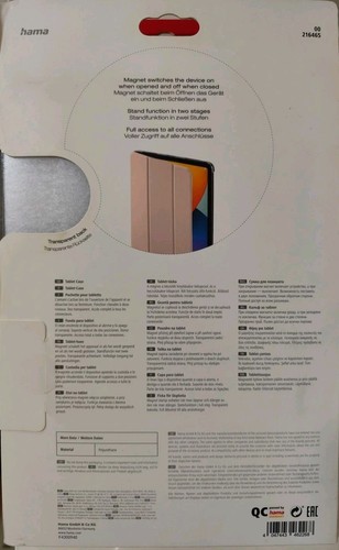 Hama Tasche Cover Hülle Apple IPad Pro 11" 2. Gen. 20/ 3. Gen. 21 Rosé  - Bild 2 von 2