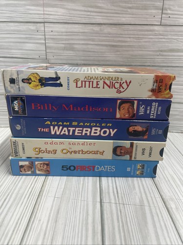 Menge 5 Adam Sandler Filme VHS 50 Erste Dates Billy Madison Little Nicky