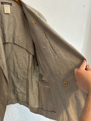 issey miyake men double breasted linen blazer jacket made in japan