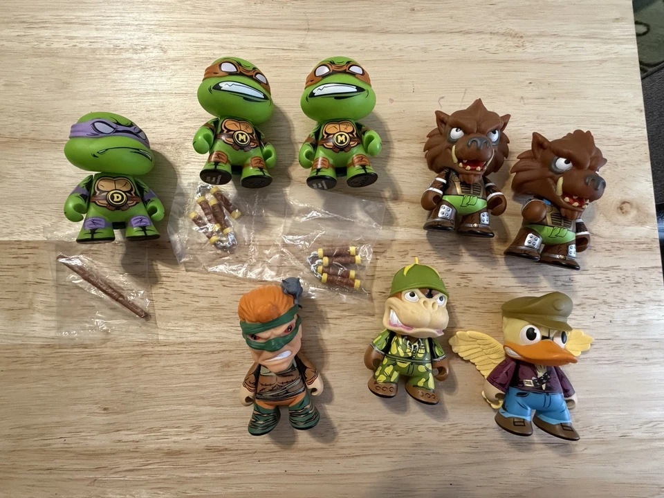 Kidrobot Teenage Mutant Ninja Turtles Serie 2 Shell Shock Caja Ciega Figuras Foto 3 de 3