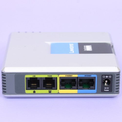 CISCO LinkSys SPA3102 Voice Gateway with Router 1 Port ATA Adapter Factory Reset - Zdjęcie 4 z 6