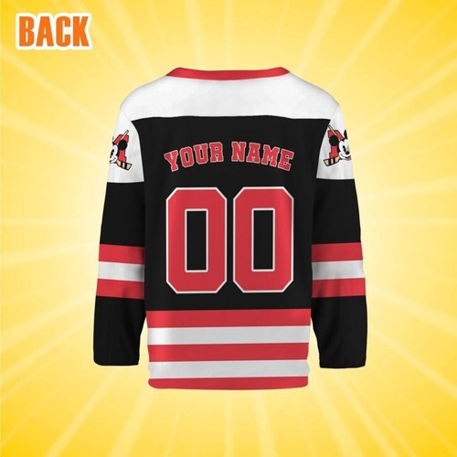 Camiseta deportiva personalizada clásica de Mickey Mouse para amantes del hockey del equipo deportivo de hockey - Imagen 4 de 4