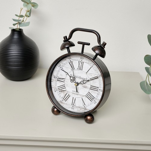 Black Table Top/Mantel Clock 15.5cm x 24cm
