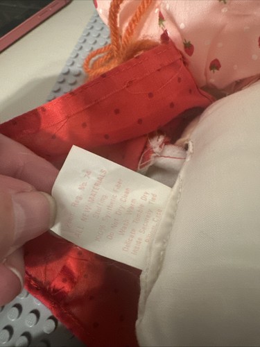 Vintage Strawberry Shortcake 16 Zoll Stoffpuppe Retro 1980er Plüsch - Bild 9 von 11