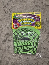ONE Classic WHOOPEE WHOOPI CUSHION 6" x 9" farting Green Gassy Gag Joke Gift