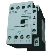 Eaton Xtcf032c10a Iec Magnetic Contactor, 1No, 120V Ac, 4 P, Non-Reversing,