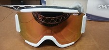 Smith Squad Snow Goggle White Vaor w/Chromapop Everyday Rose Gold Mirror Yellow