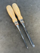 Narex Chisel 1/8" & 3/8" Richter Extra Bevel Edge Cryogenic Cr-V Steel HRC 62