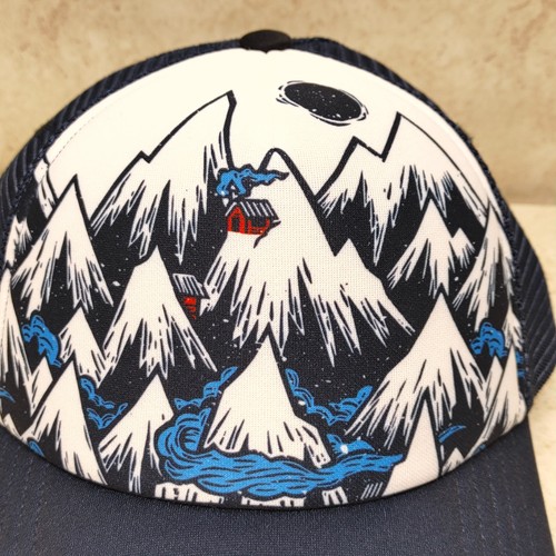 SmartWool Mütze Kappe "Mountain Ventures" Trucker Deep Navy Unisex Polyester Neu mit Etikett - Bild 3 von 13