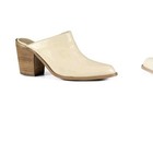 Diba True Noon Day Mules Womens Beige Dress Casual 57520 Authentic Leather