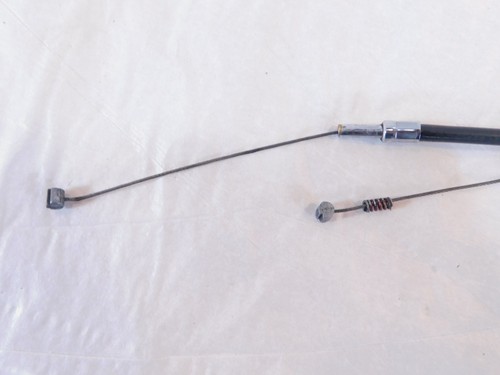 Harley Dyna Wide & Super Glide Engine Push Pull Handlebar Throttle Cables Lines - Picture 6 of 8