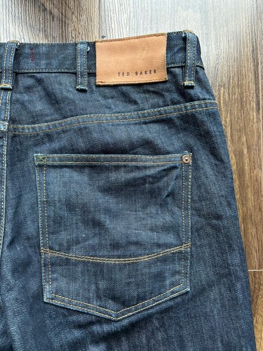 Ted Baker “Parbrie” Selvedge Denim W34 L33 Regular / Straight BNWOT RRP £139 - Picture 12 of 21