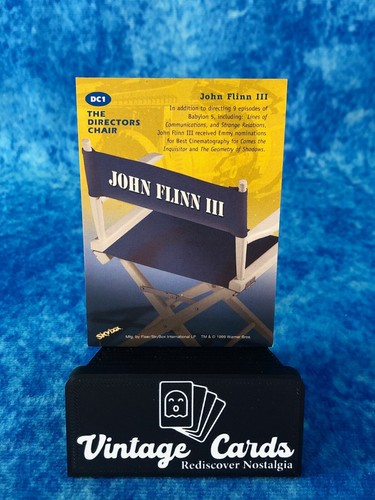Babylon 5: Profiles #DC1 John Flinn III The Director's Chair SINGLE Chase Card B - Picture 2 of 2