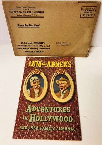 LUM & ABNER'S Adventures in Hollywood 1938 Family Almanac Promo Pamphlet - Picture 2 of 8