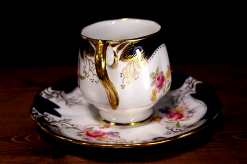 Royal Albert Crown China ESPRESSO Coffee Pot + 6 Demitasse Cups + Saucers 6513d - Picture 11 of 20