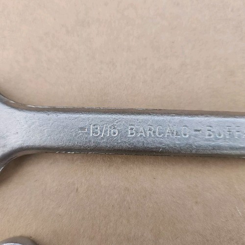 Antique Barcalo Buffalo Wrench Set Made In USA Sizes 3/8 7/16 1/2 13/16 7/8 - Picture 3 of 6