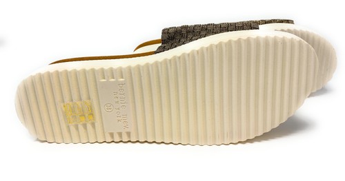 Bernie Mev Capri Women Woven Slides Size US 7-7.5 EU 38 Bronze - Picture 3 of 5