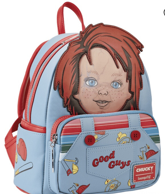 child's play chucky cosplay mini-backpack Chucky Exclusive Cosplay Lenticular Mini Backpack | Officially Licensed | Plastic/Vegan Leather