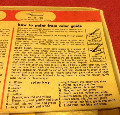 Vintage Ungar Woodburning Pyography Educational Craft Electric Pencil #203 Kit - Picture 10 of 12
