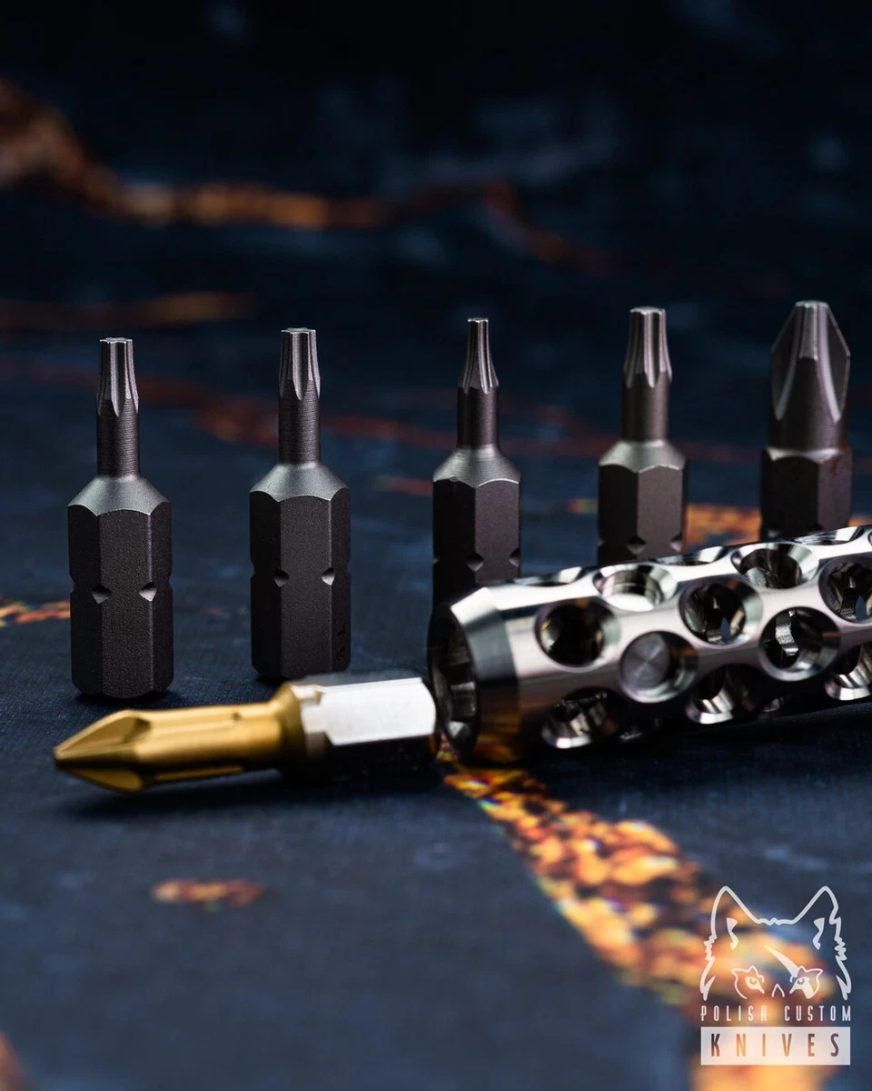 Titanium screwdriver sale bit set