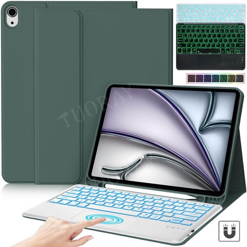 For iPad 11th Generation 11 A16 2025 Bluetooth Keyboard Leather Stand Case Cover - Picture 3 of 109