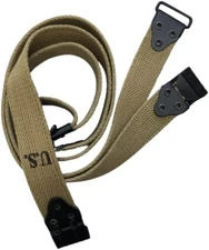 WWI WWII M1903 Thompson Kerr Pattern Sling-Khaki Color