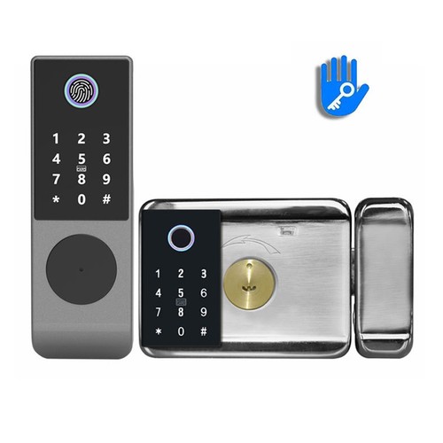 Waterproof Smart Lock Wifi Double Side Fingerprint Lock Outdoor Gate Digital RJZ - Picture 23 of 23