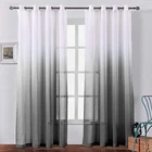 Cortinas Para Sala De Estar Elegantes Con Cenefas 52x84 Modernas Negro 2 Paneles