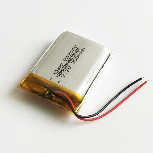 3.7V 900mAh Lipo Rechargeable Battery 803040 For Camera GPS DVD Speaker Recorder - Picture 3 of 13