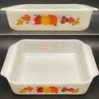 Anchor Hocking 435 Fruit Medley by Hildi Cake Pan Open Baker c1970s Made in USA