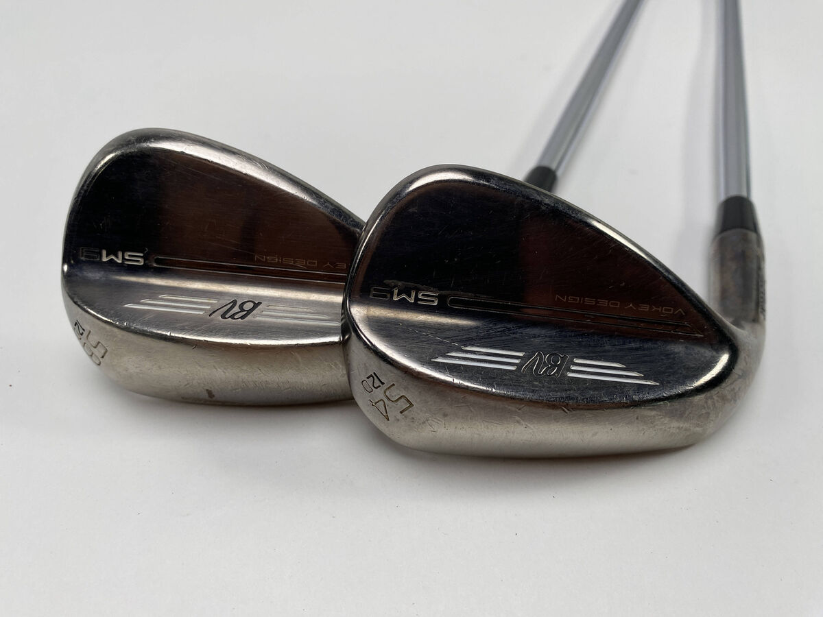 Titleist Vokey SM9 Brushed Steel Wedge Set 54*12 | 58*12 DG Titleist Vokey SM9 Brushed Steel Wedge Set 54*12 | 58*12 DG