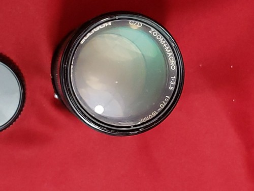 Olympus OM10, 49mm SKY 1A, SOLIGOR 2X,MACRO 1:3.5 Film Camera & Case - Picture 12 of 19