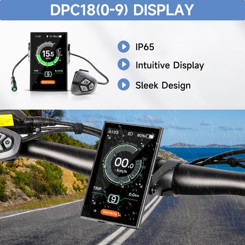 BAFANG 3.5inch DPC18 TFT Display FOR BBS BBSHD Mid Drive Motor Waterproof w/ USB - Picture 7 of 11