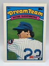 1989-Topps Kmart Dream Team Ryne Sandberg #24 Chicago Cubs QTY