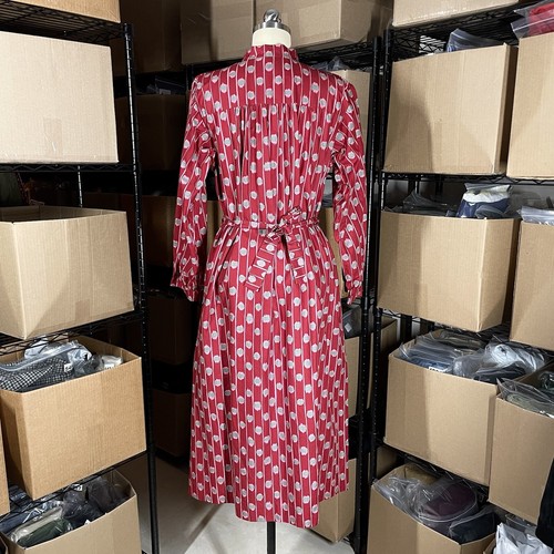 Vintage 70s Marimekko Design Research Dress Berry Print Size Small Long Sleeve - Picture 10 of 24