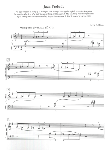 Showcase Solos Book 2 Early Intermediate / Intermediate Piano 1996 Kevin Olson - Picture 2 of 6