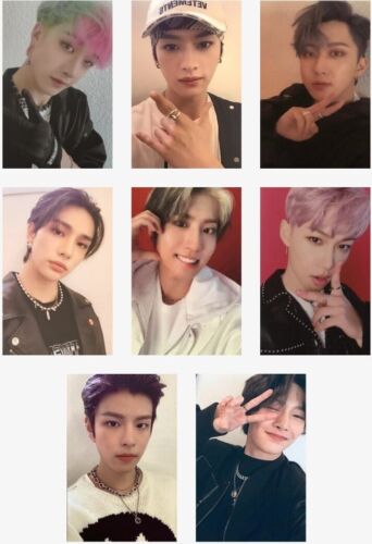 TARJETA FOTOGRÁFICA OFICIAL LIMITADA SELFIE POSE DOBLE CARA STRAY KIDS GO LIVE POLAROID - Imagen 35 de 57