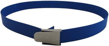 Scuba Diving 60" Long 2" Webbing Belt with Stainless Steel Buckle, Blue