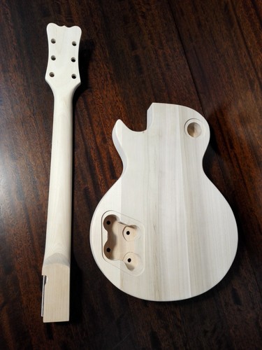 Haze HSLPP 19380B Electric Guitar DIY, No-Soldering, Solid Body, Set Neck, H-H - Bild 4 von 12