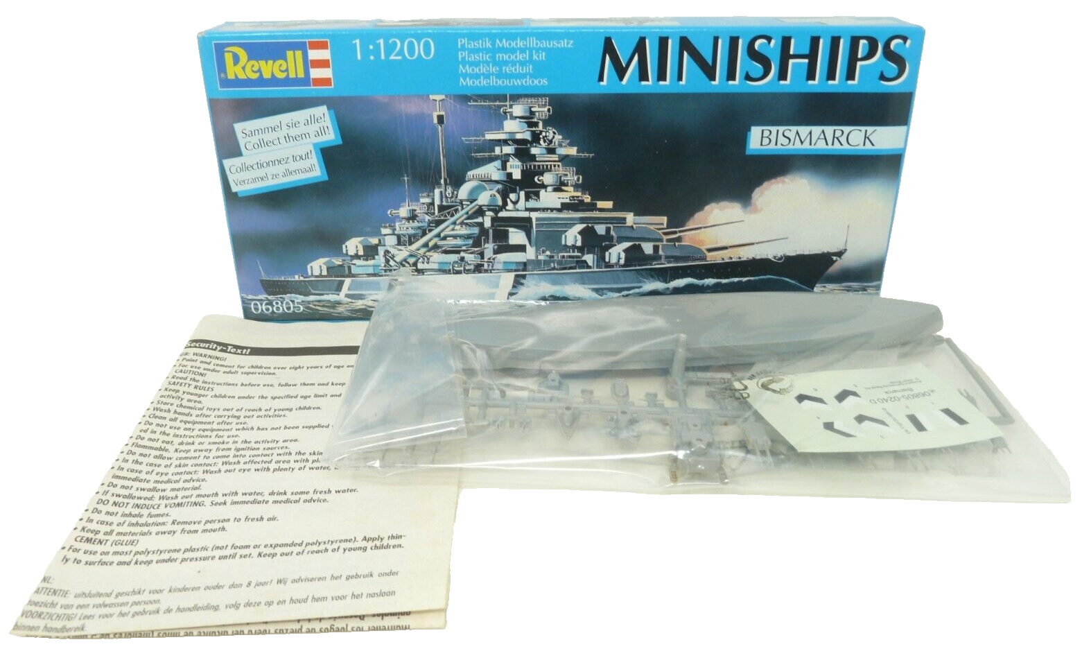 REVELL 06805 MINISHIPS BISMARCK 1:1200 SCALE