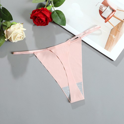 Women Sexy Thin Band Thong Ice Silk Seamless Panties Lingerie G-String Underwear - Picture 10 of 27