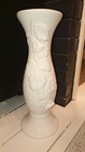 White Ceramic Floral Design Jardiniere
