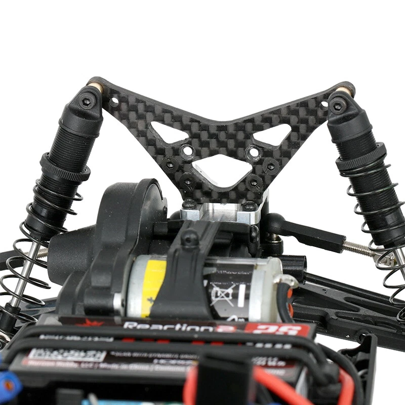 KYX Losi 1/16 Mini-B Truck Rear Carbon Fiber Shock Tower Mount w/ Bottom Support - Image 2 of 4