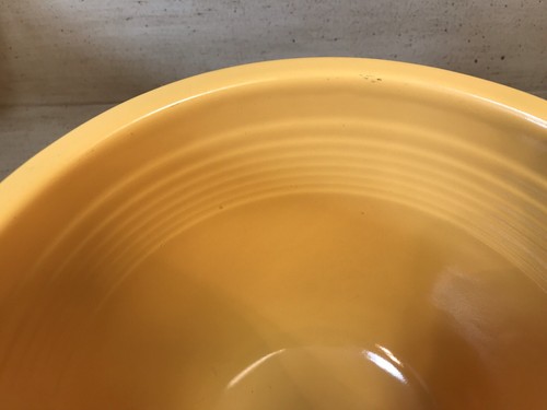 Vintage Fiesta Fiestaware Yellow #4 Nesting Mixing Bowl - Picture 3 of 16