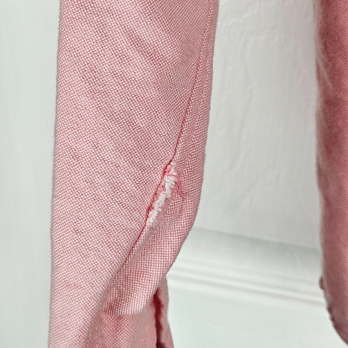 Ralph Lauren Boys Flesh Pony Button Down Shirt Size 12 Dress Casual Pink L/S - Picture 8 of 8