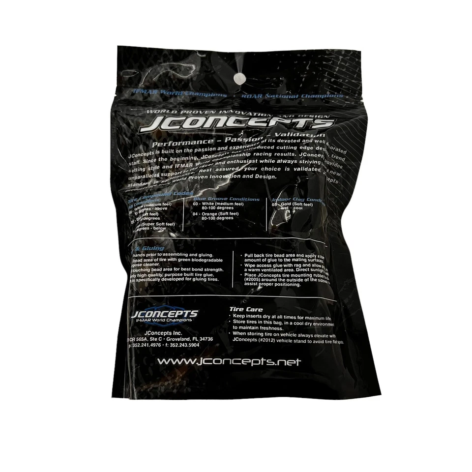 JCO3348W JConcepts Rear Mono, 12mm Hex Wheel, White: 4 Piece New - Image 3 of 4